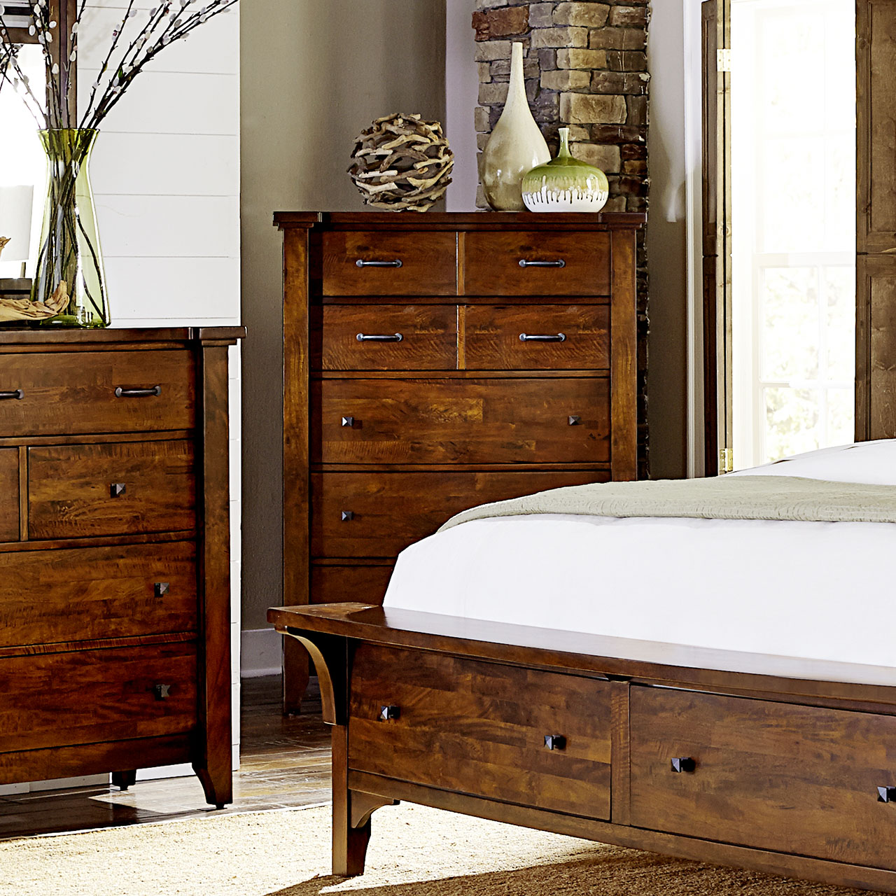 Whistler Retreat Bedroom 5 x Drawer Chest Napa Furniture Design