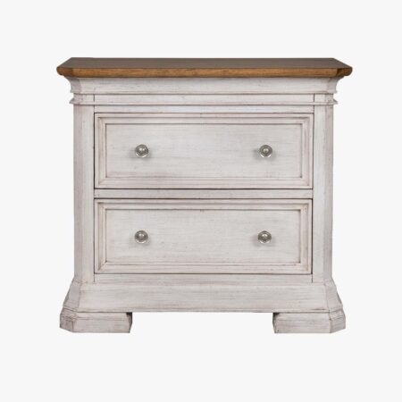 Grand Louie Blanc 2 x Drawer Night Stand